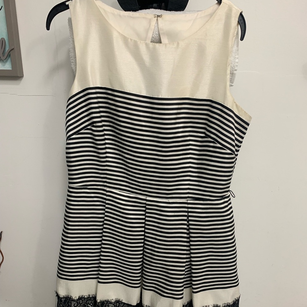 Beautiful beige lined dress size 12P